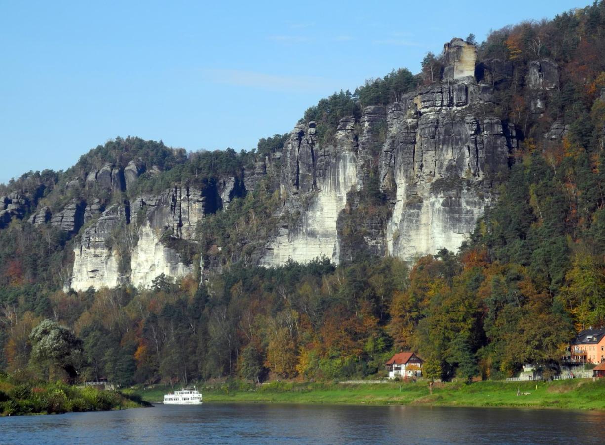Ferienwohnungen Elbjuwel Rathen Exterior photo