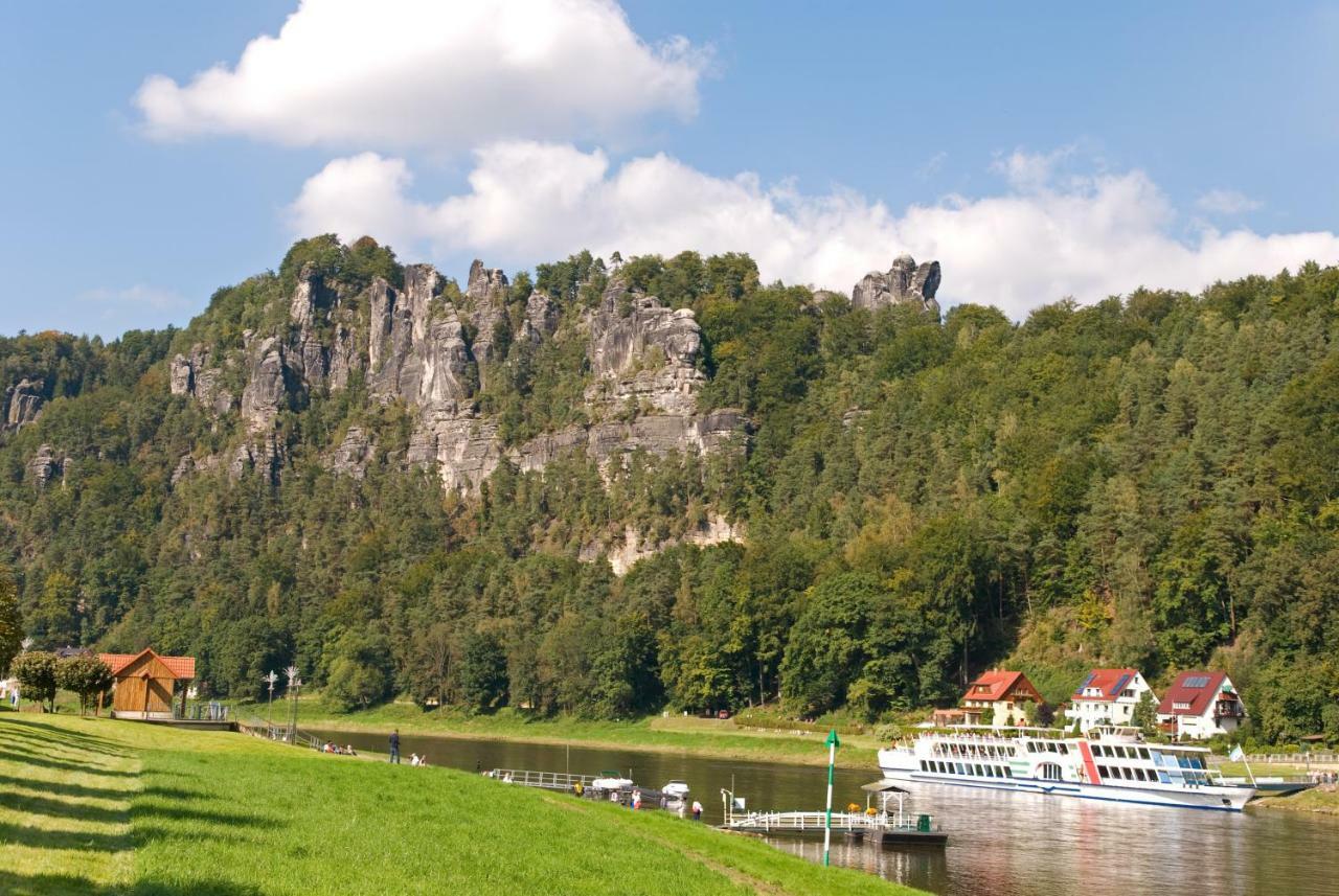 Ferienwohnungen Elbjuwel Rathen Exterior photo